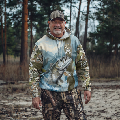 Walleye Warrior Personalized Hoodie