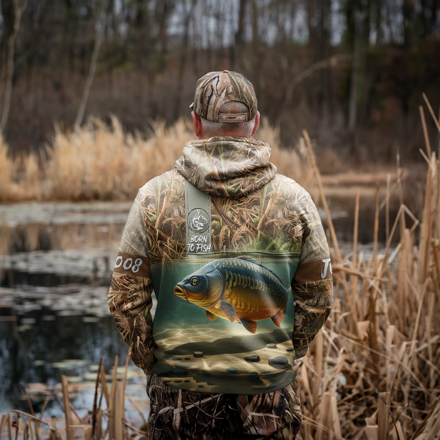 Carp Legend Personalized Hoodie