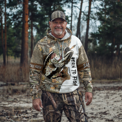 Bass Camo Warrior Personalized Hoodie