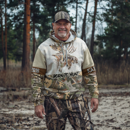 Bull Moose Camo Personalized Hoodie