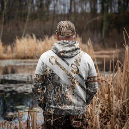 Fish Hook Camo Personalized Hoodie