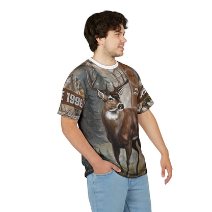 Buck Hunter Personalized Unisex Cut & Sew Tee