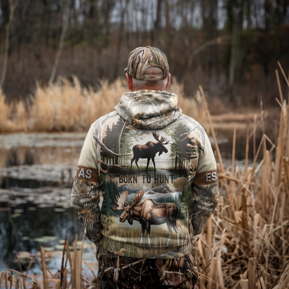Bull Moose Wilderness Personalized Hoodie