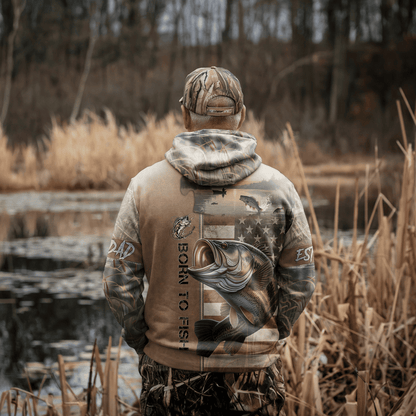 American Bass Patriot Personalized Hoodie