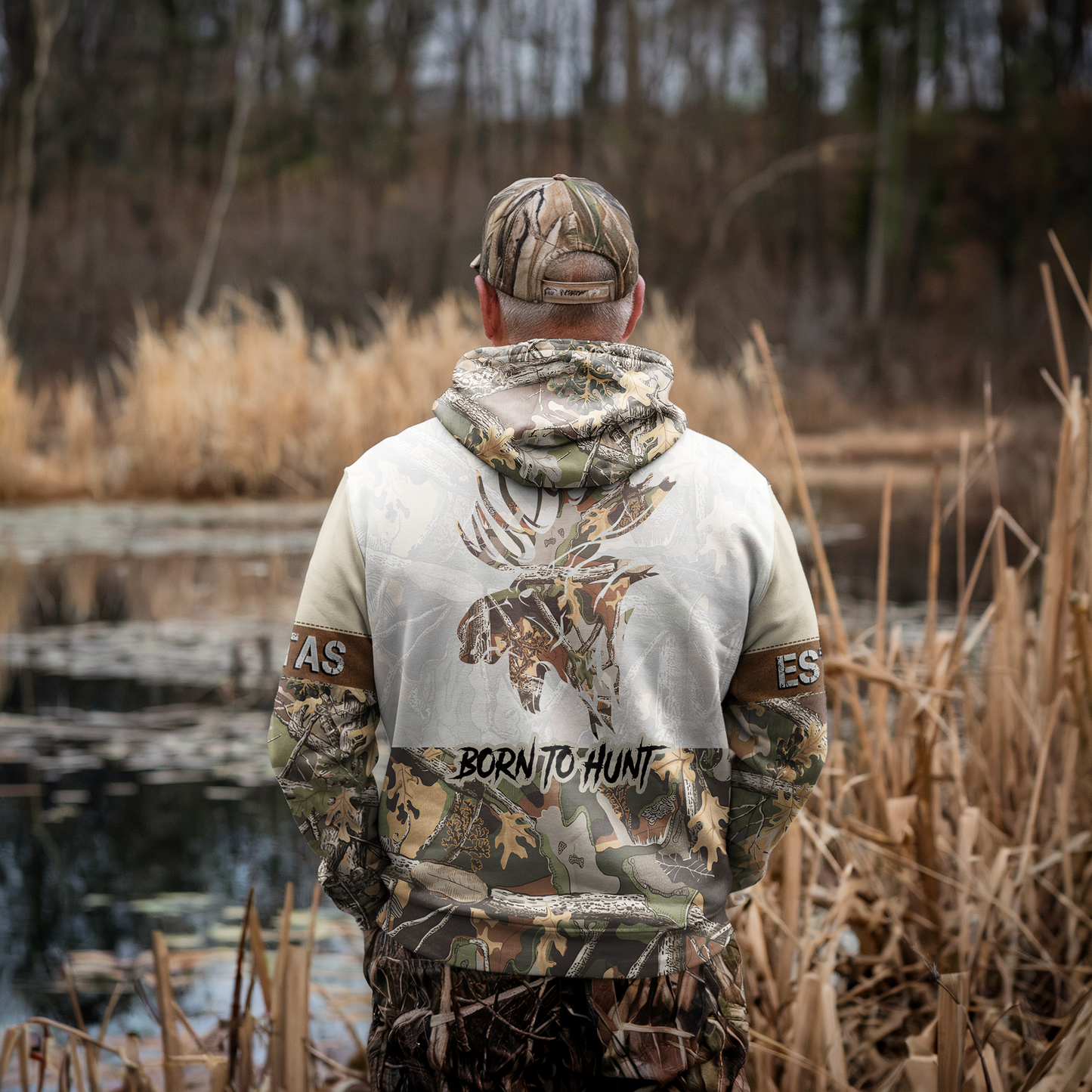 Bull Moose Camo Personalized Hoodie