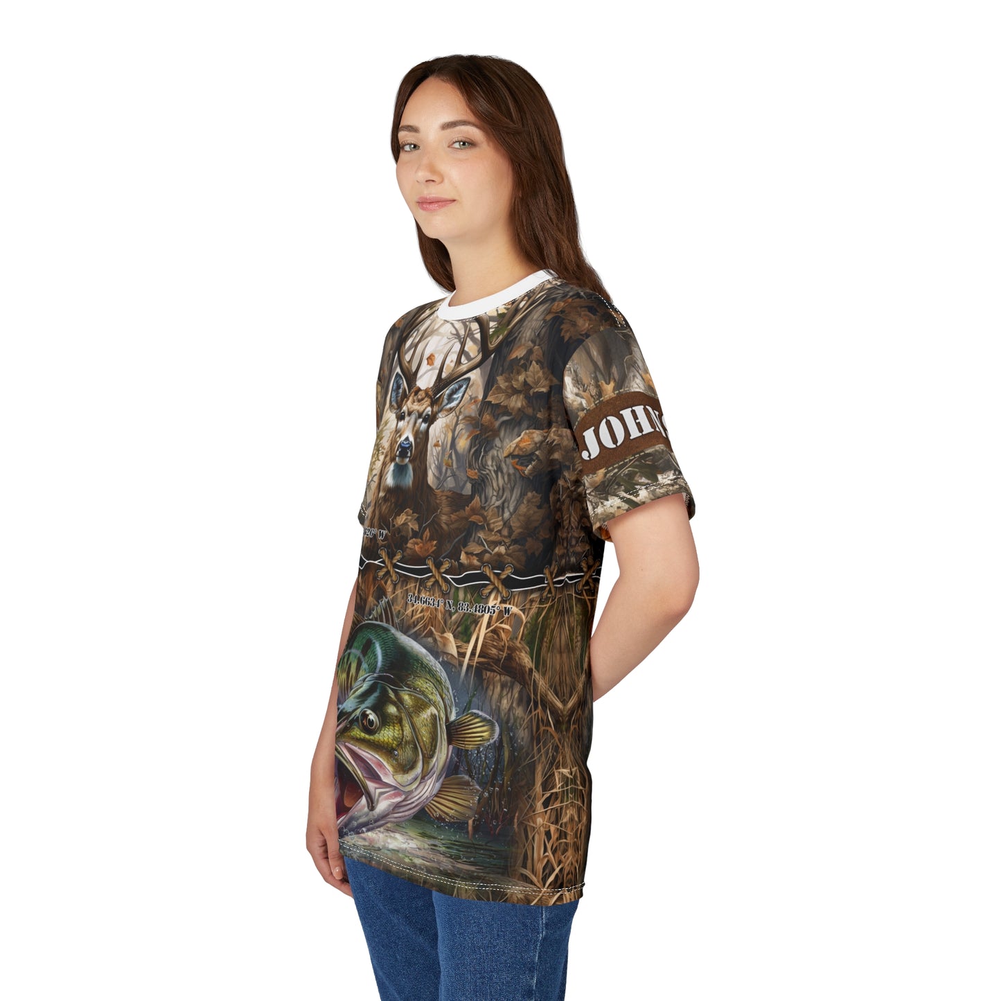 Wilderness Coordinates Personalized Unisex Cut & Sew Tee