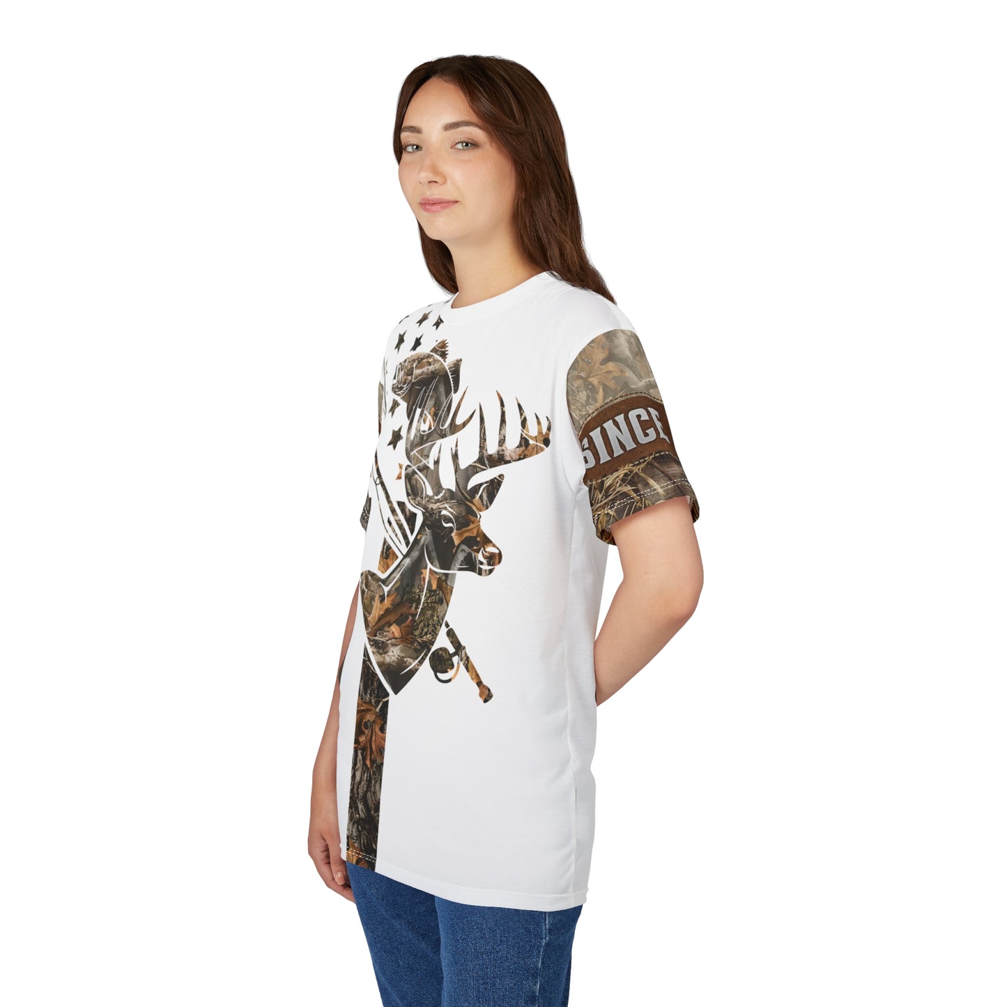Wilderness Stars & Stripes Personalized Unisex Cut & Sew Tee