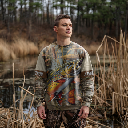 Brook Trout Wilderness Personalized Unisex Sweatshirt