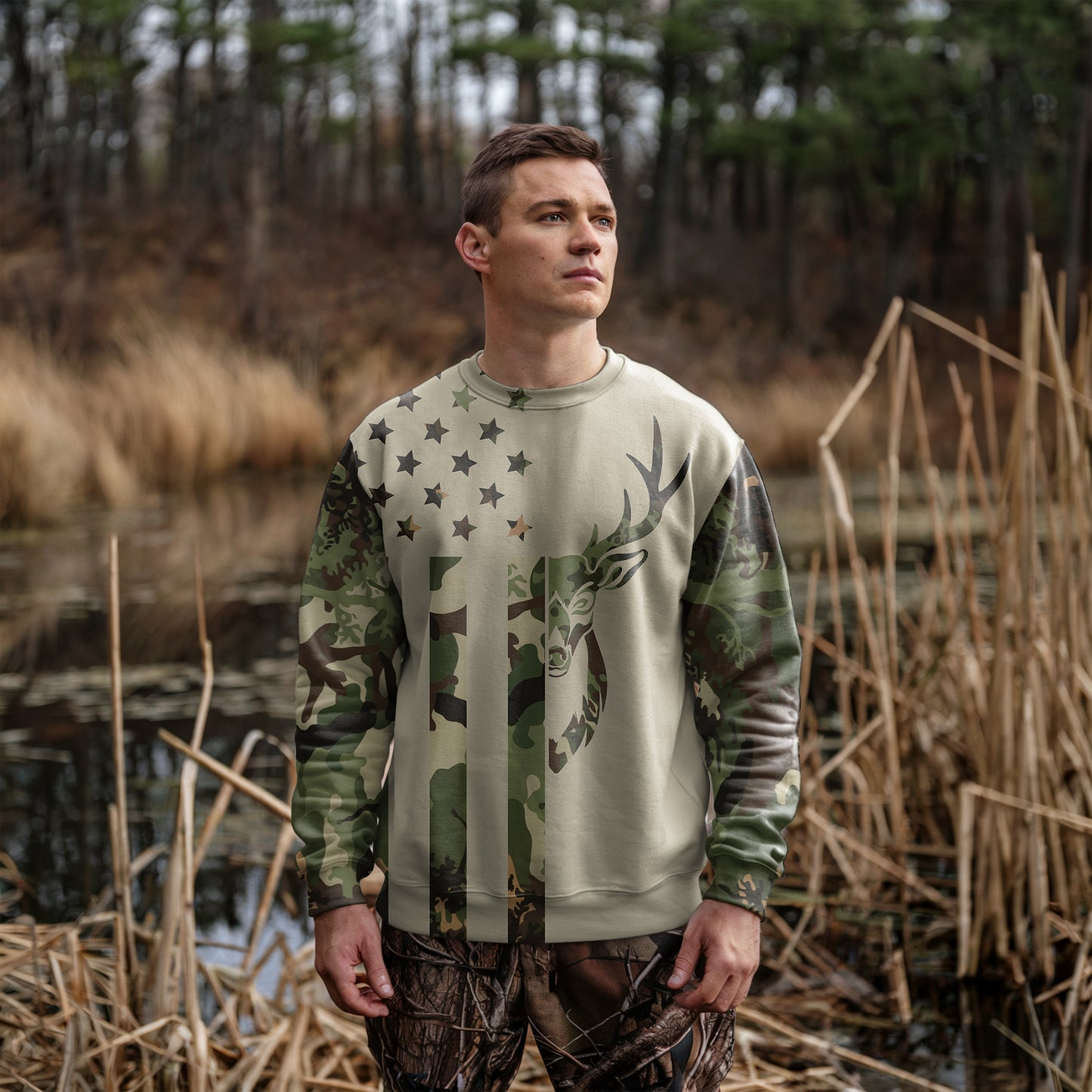 Deer Hunting Camo Sweatshirt – Built for Passionate Hunters