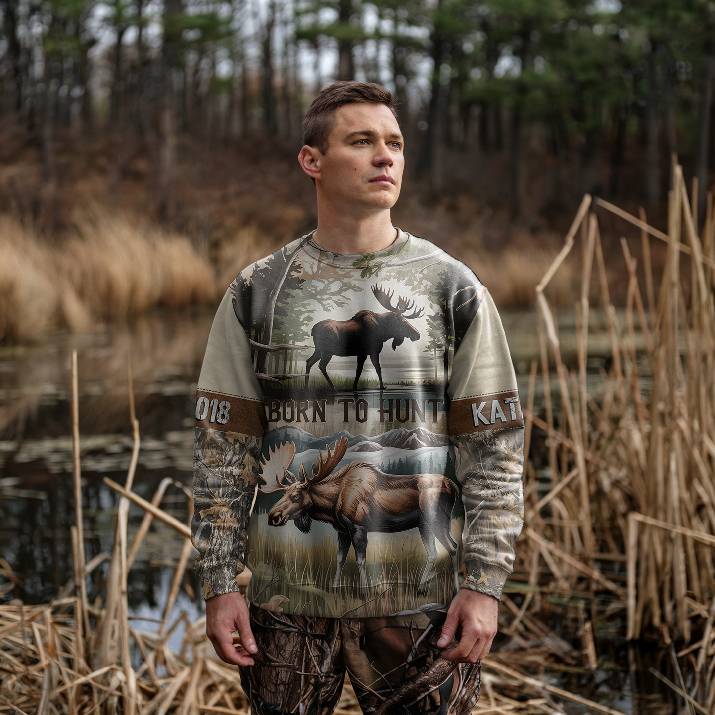Bull Moose Wilderness Personalized Unisex Sweatshirt