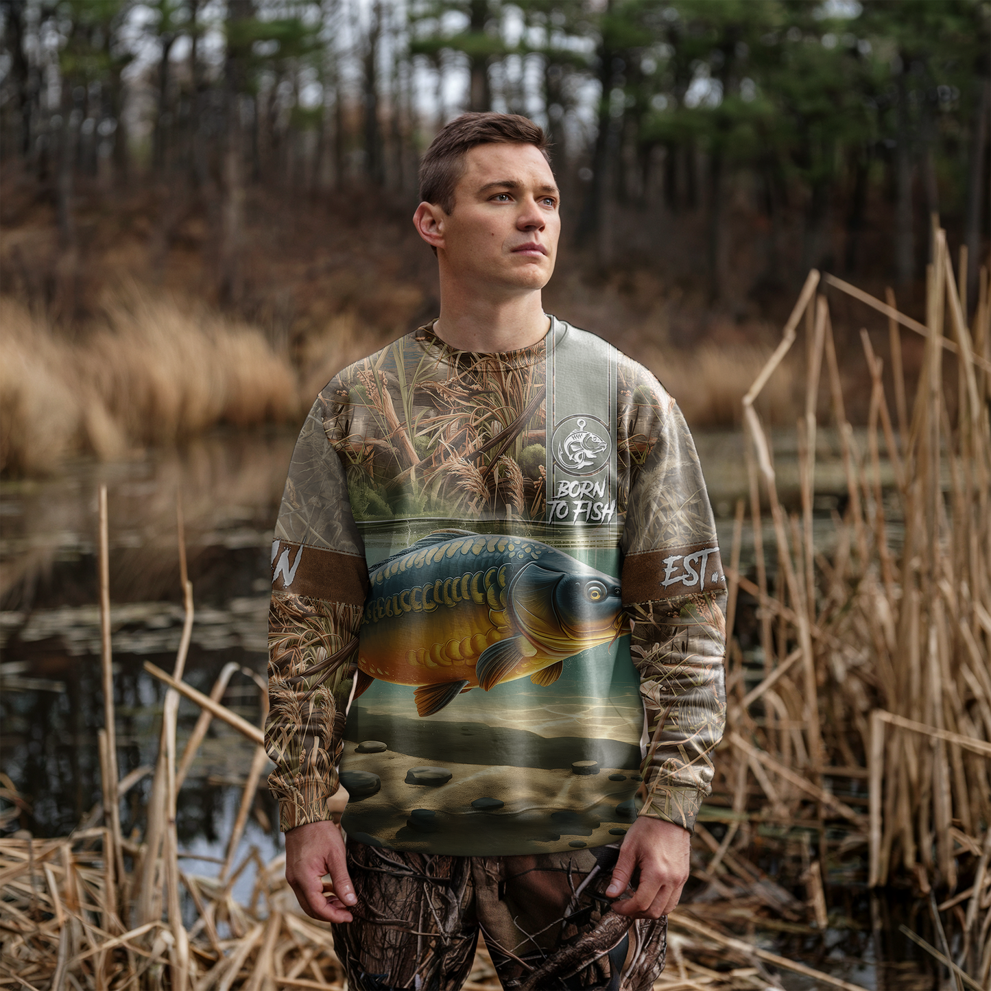 Carp Legend Personalized Unisex Sweatshirt