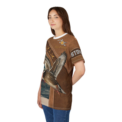 Duck Hunting Heritage Personalized Unisex Cut & Sew Tee