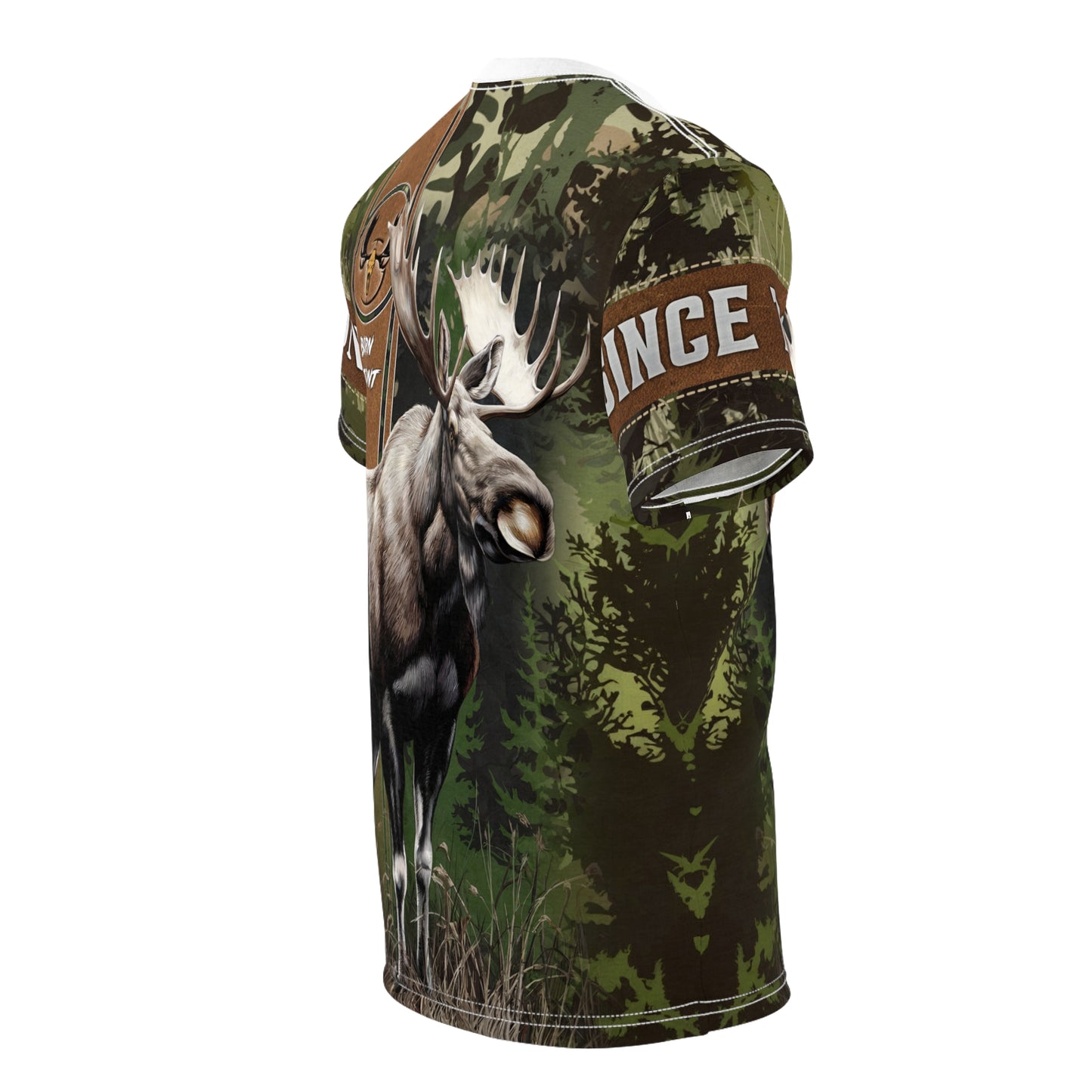 Moose Hunter Personalized Unisex Cut & Sew Tee