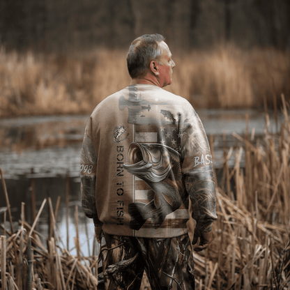 American Bass Patriot Personalized Unisex Sweatshirt