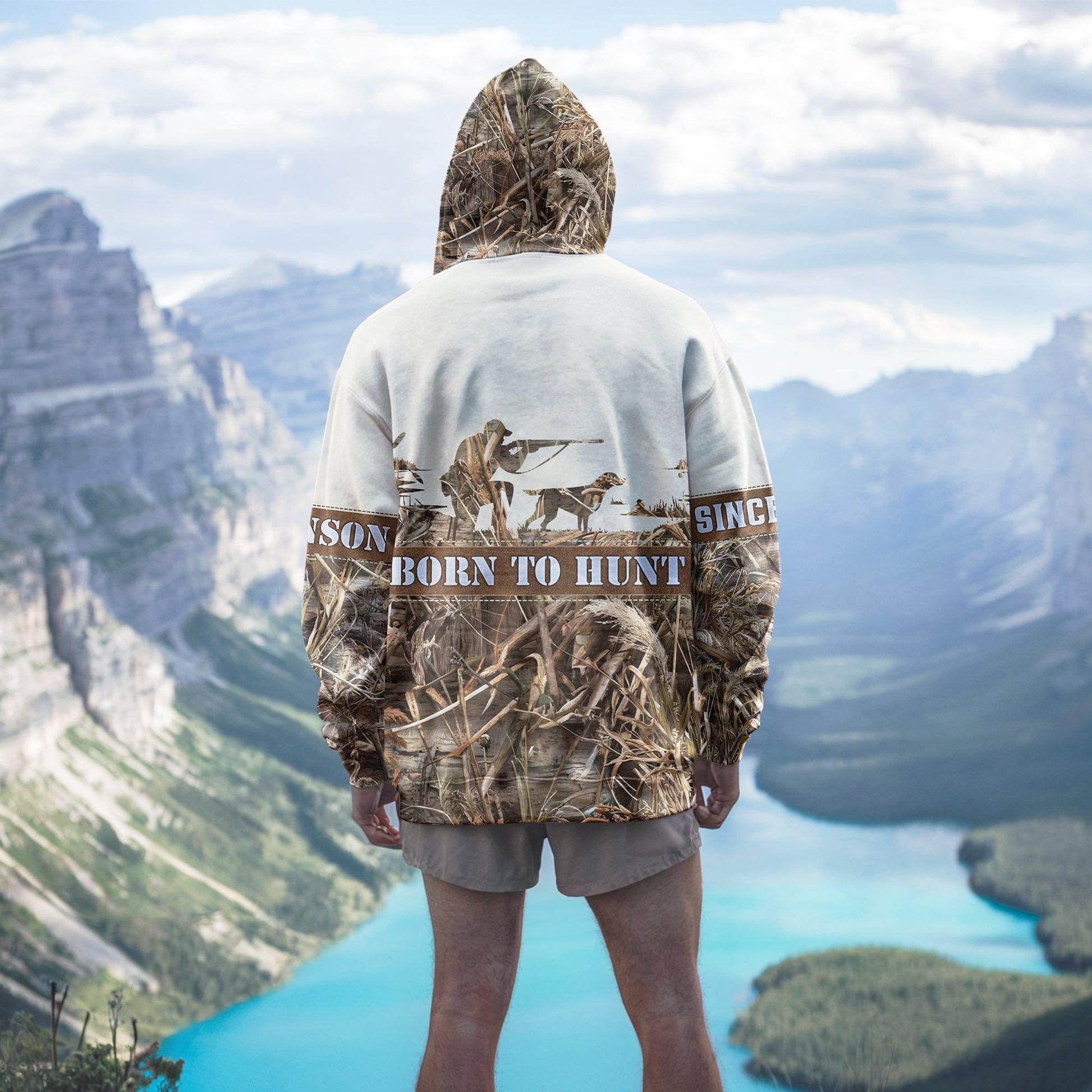 Custom Duck Hunting Camo Hoodie - Personalized for Hunters - The Deerly