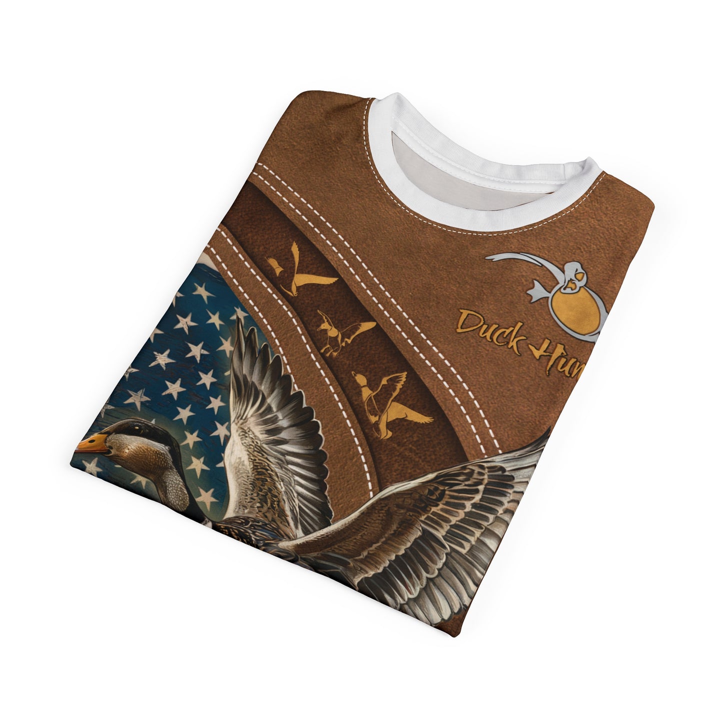 Duck Hunting Heritage Personalized Unisex Cut & Sew Tee