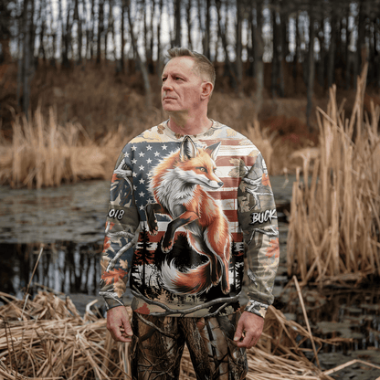 American Fox Hunter Personalized Unisex Sweatshirt