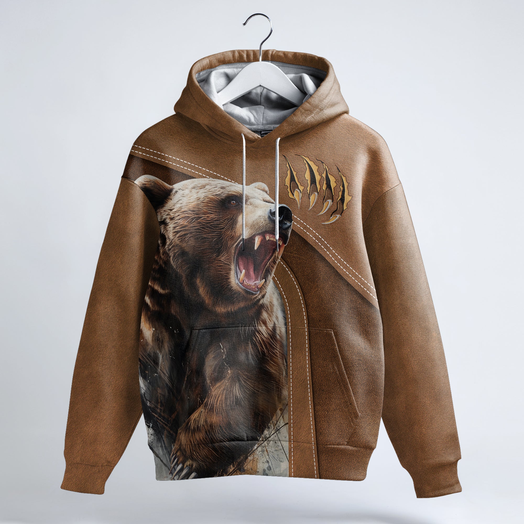 Grizzly bear hoodie hotsell