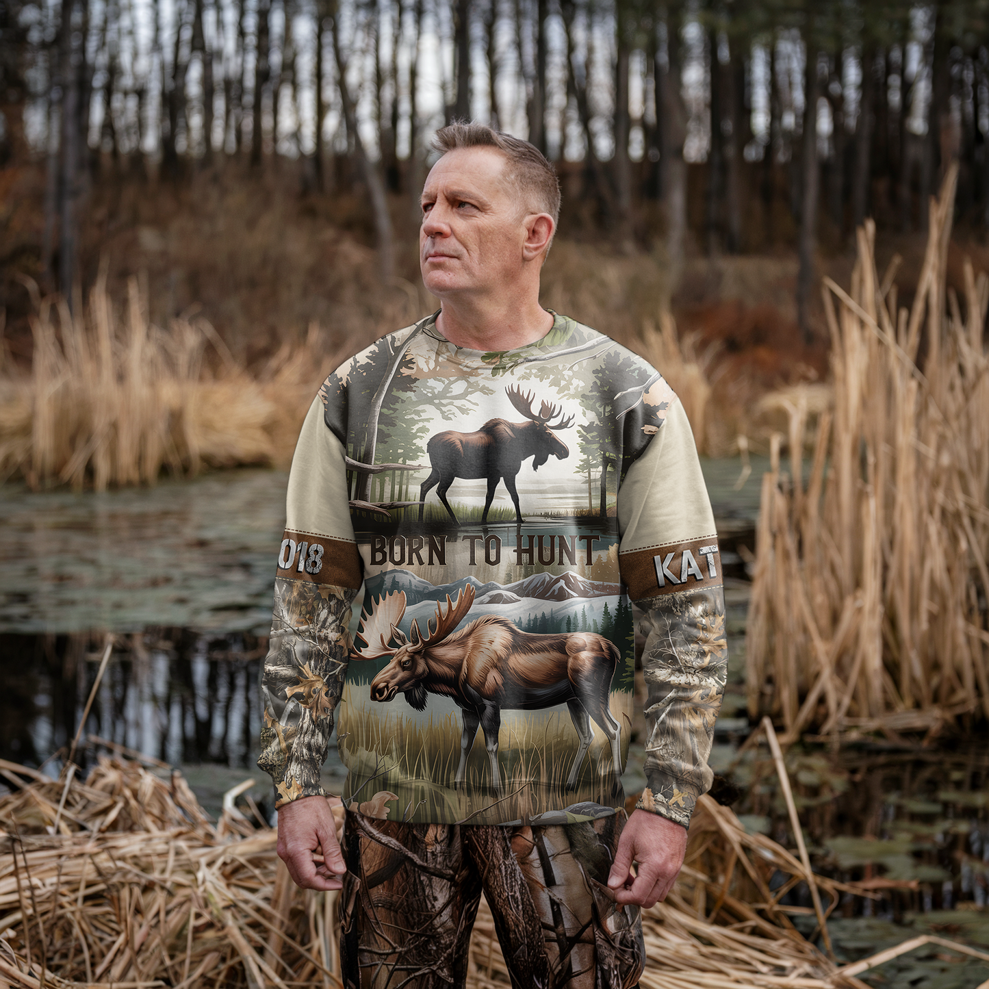 Bull Moose Wilderness Personalized Unisex Sweatshirt