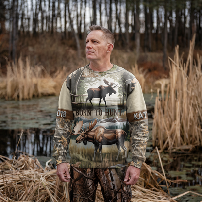 Bull Moose Wilderness Personalized Unisex Sweatshirt
