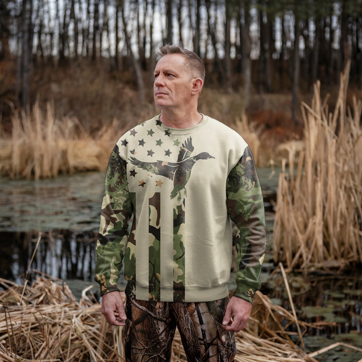 Duck Hunting Camo Sweatshirt – A Badge of Waterfowl Pride