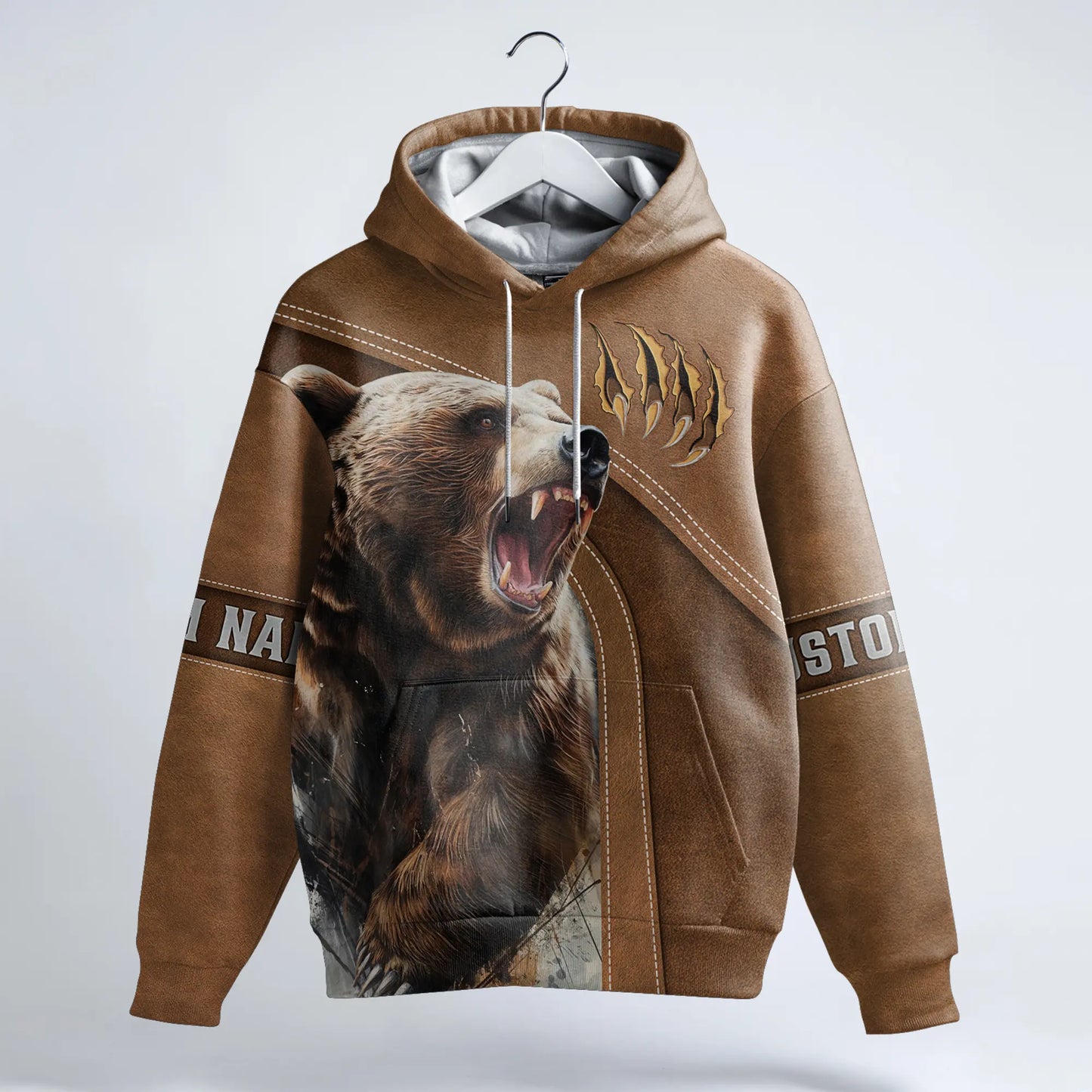 Bear Claw Wilderness Hoodie Personalized - The Deerly