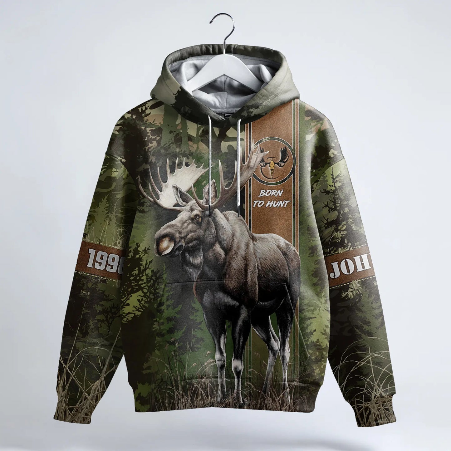 Moose Hunt Legend Hoodie Personalized - The Deerly