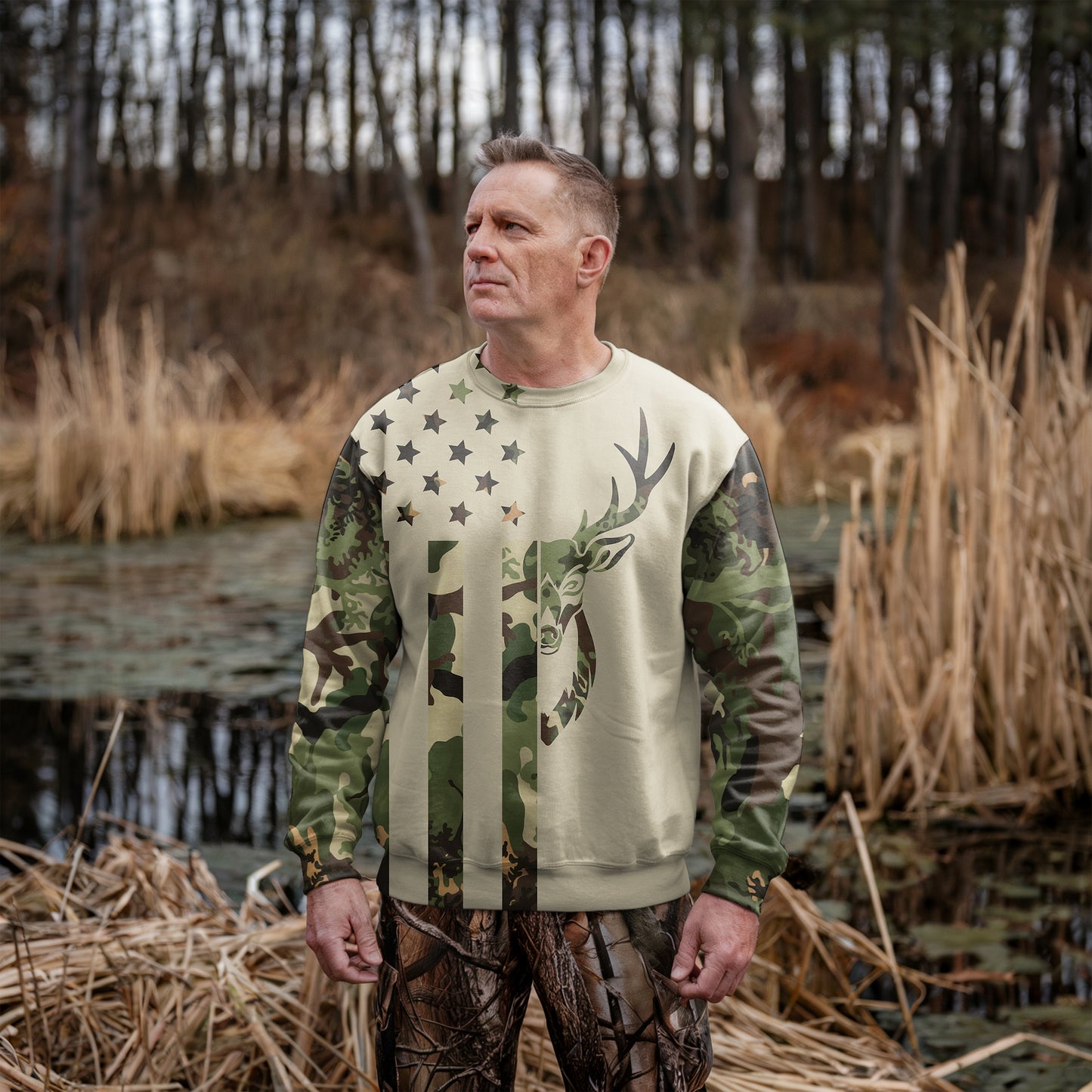 Deer Hunting Camo Sweatshirt – Built for Passionate Hunters