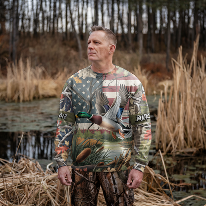 American Mallard Patriot Personalized Unisex Sweatshirt