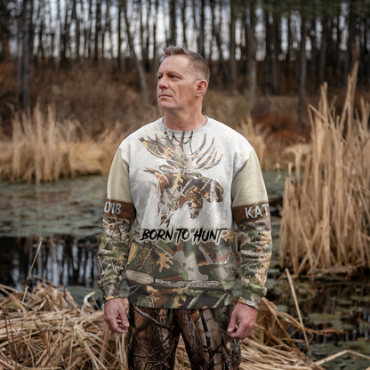 Bull Moose Camo Personalized Unisex Sweatshirt