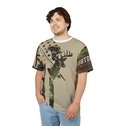 Stars & Stripes Outdoors Personalized Unisex Cut & Sew Tee