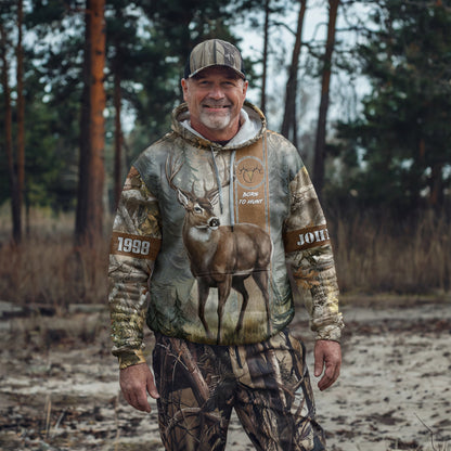 Whitetail Stalker Hunting Hoodie Personalized - The Deerly