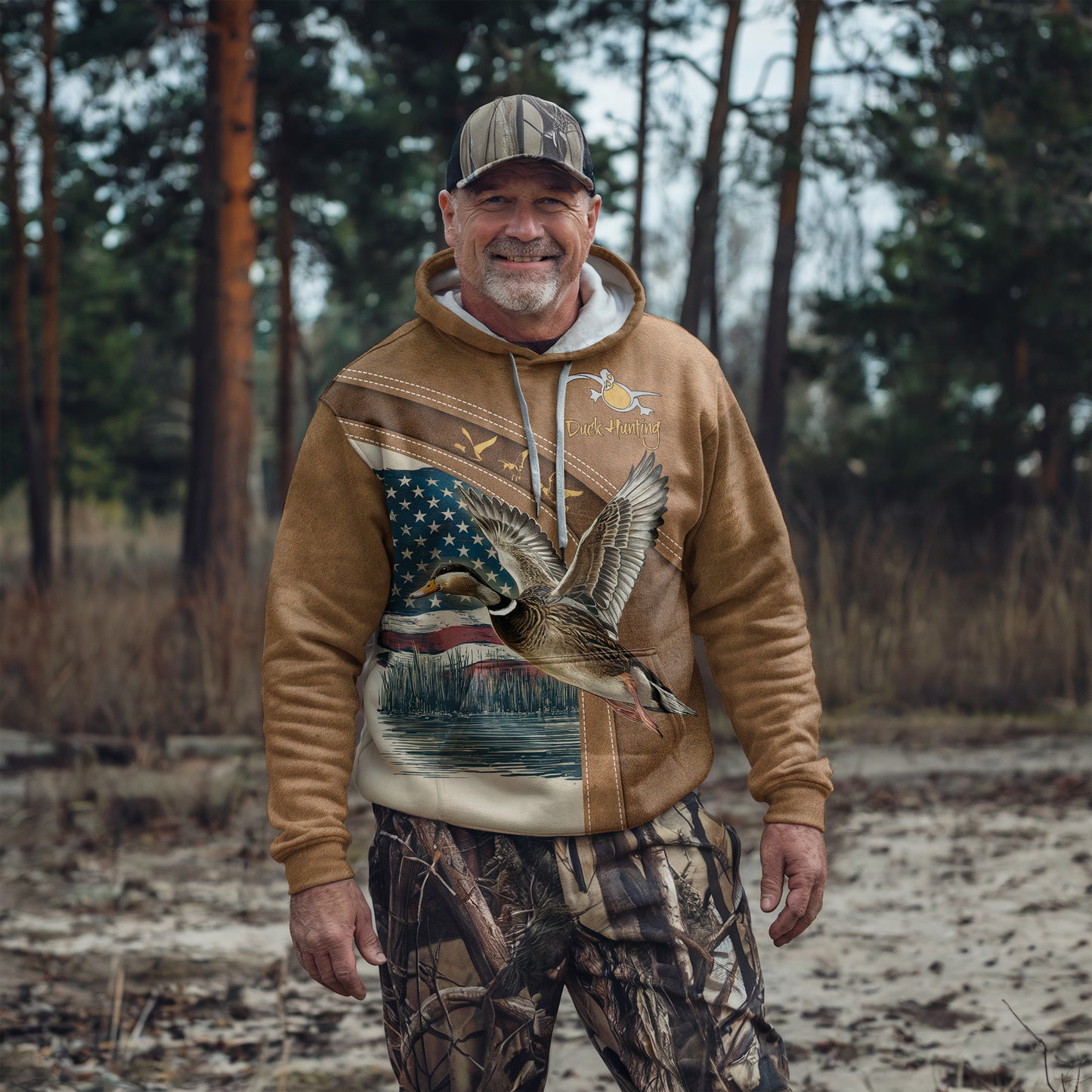 American Spirit Duck Hunting Hoodie - The Deerly