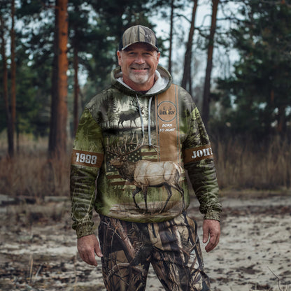 Elk Pursuit Personalized Hunting Hoodie