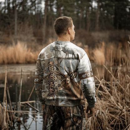 Trophy Elk Hunter Personalized Unisex Sweatshirt