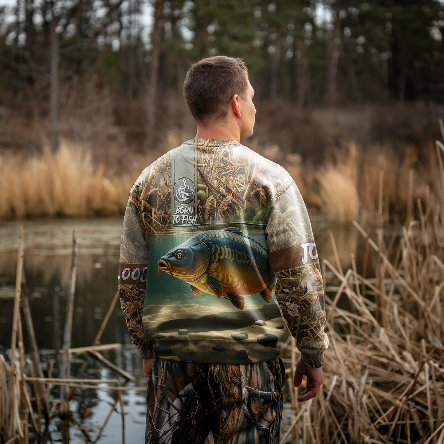 Carp Legend Personalized Unisex Sweatshirt