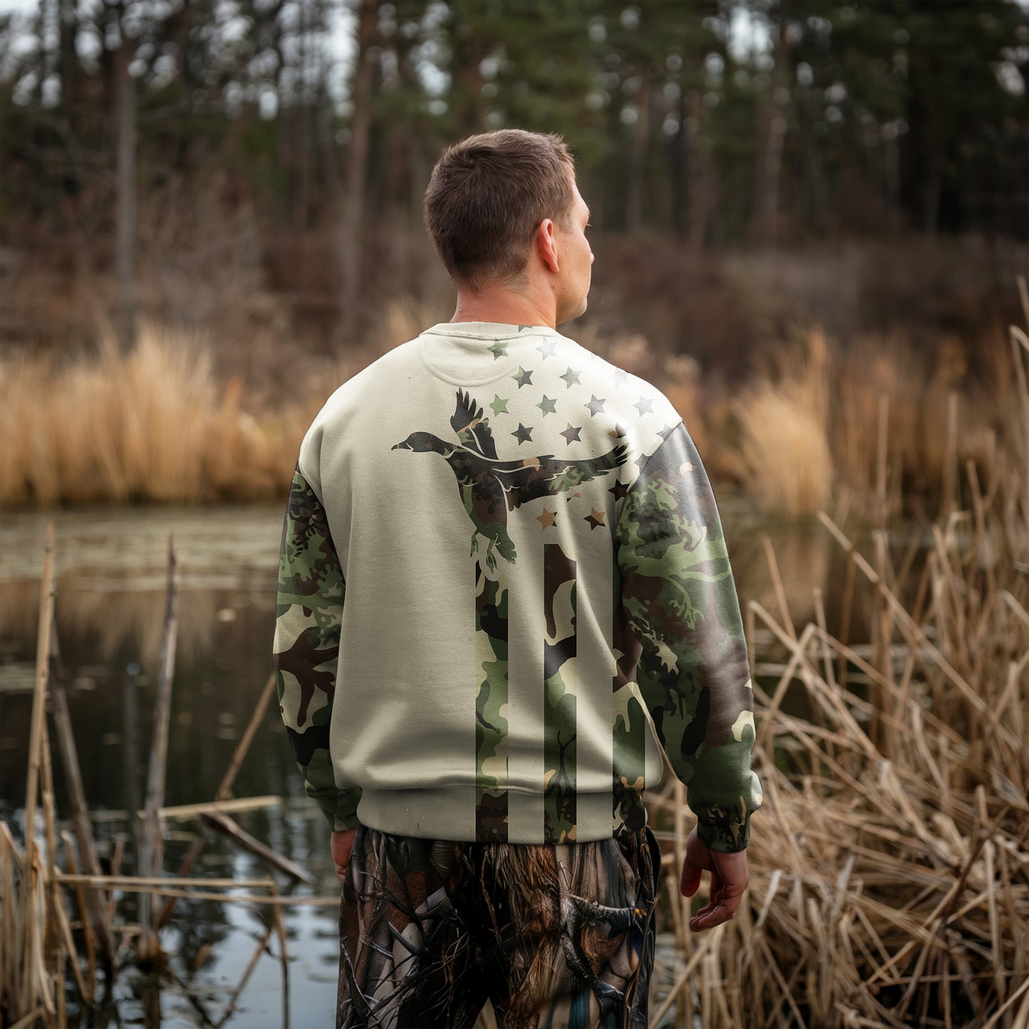 Duck Hunting Camo Sweatshirt – A Badge of Waterfowl Pride