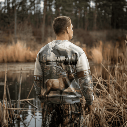 Whitetail Elk Wilderness Personalized Unisex Sweatshirt