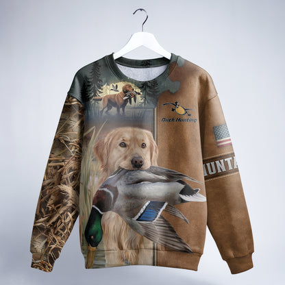 Retriever's Triumph Sweatshirt - Duck Hunting Collection - The Deerly