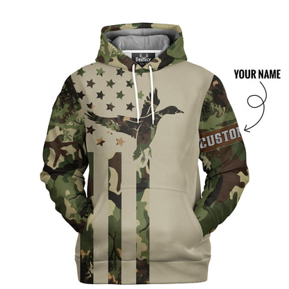 Duck Hunting Hoodie - Personalized Camo Design & Warm Gear