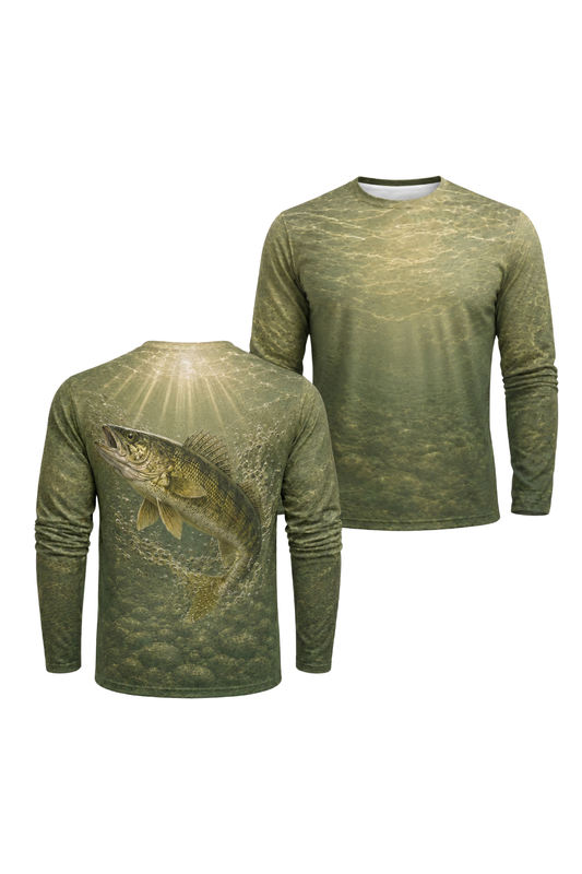 Performance Fishing Long Sleeve - Greenback Walleye - AOF31
