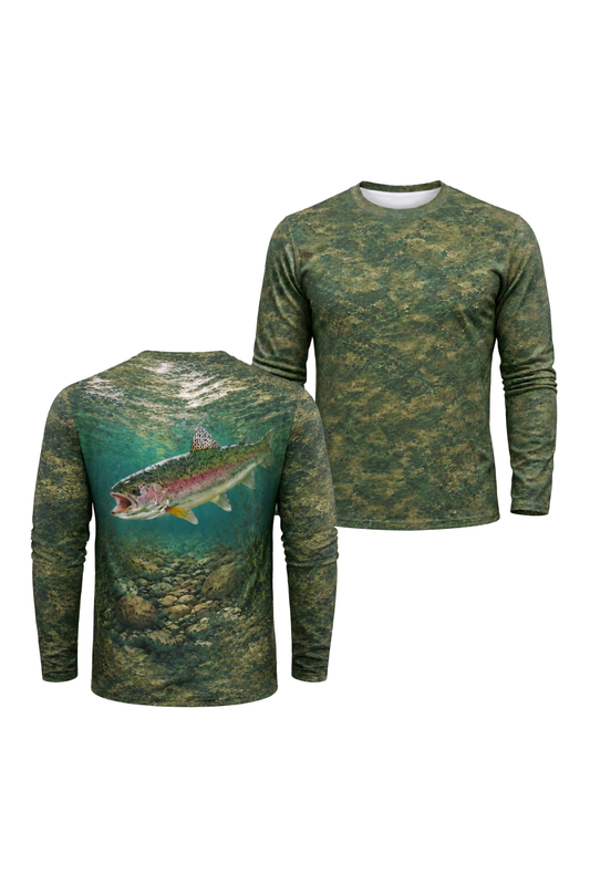 Performance Fishing Long Sleeve - Sunlit Creek Rainbow - TBT80