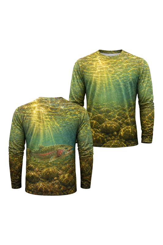Performance Fishing Long Sleeve - Gravel Run Rainbow - TBT71