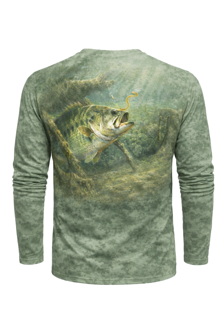 Performance Fishing Long Sleeve - Timber Bass Lure - TBT43