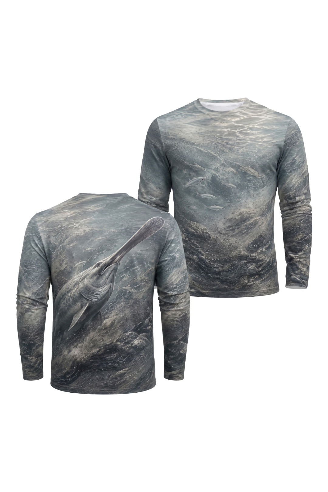 Performance Fishing Long Sleeve - Silver Current Relic - AOF25