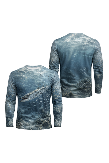 Performance Fishing Long Sleeve - Barracuda Shadow Strike - AOF02