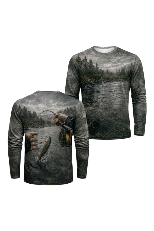 Performance Fishing Long Sleeve - Brook Trout Current Camo - RT17