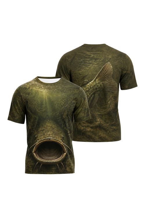 Pro Fishing Short Sleeve - Mudjaw Front Strike - AOS42