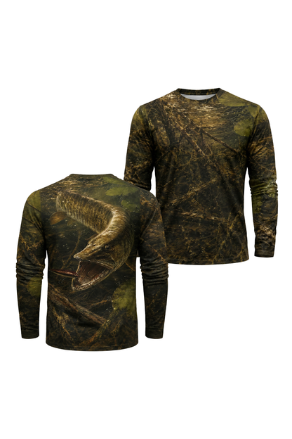 Performance Fishing Long Sleeve - Timber Swamp Pike - TBT121