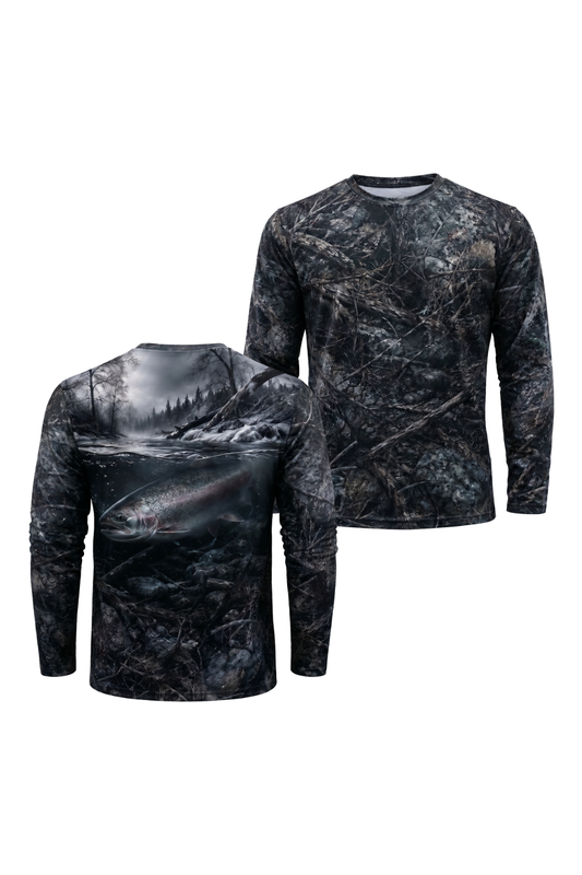 Performance Fishing Long Sleeve - River Steelhead Timber - TBT104